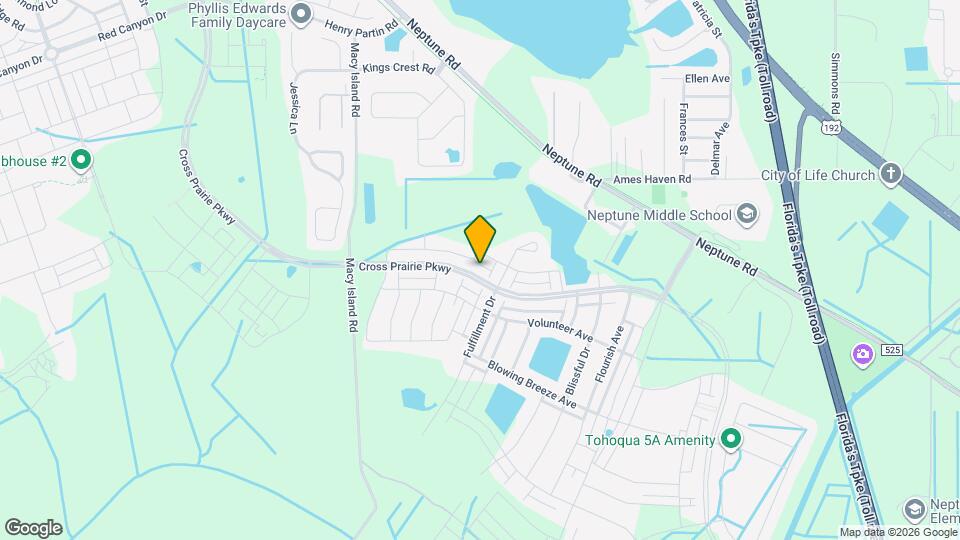 1665 Cross Prairie Pkwy Map and Location Details