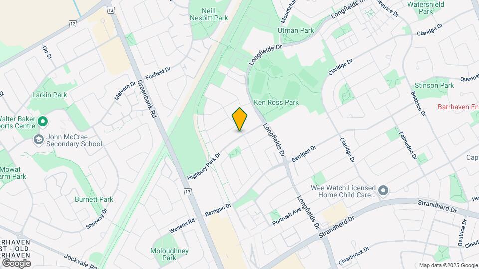 141 Highbury Park Dr Map and Location Details