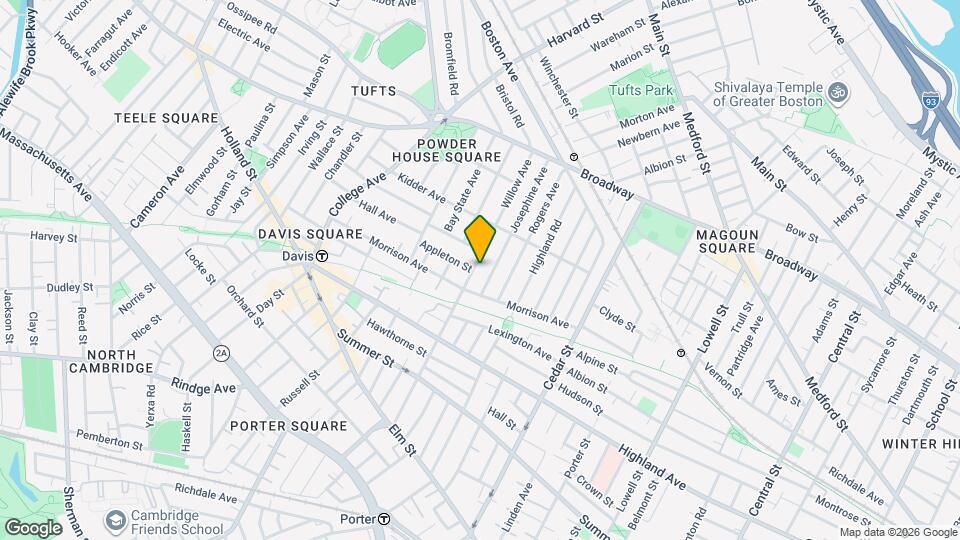 163 Willow Ave Map and Location Details