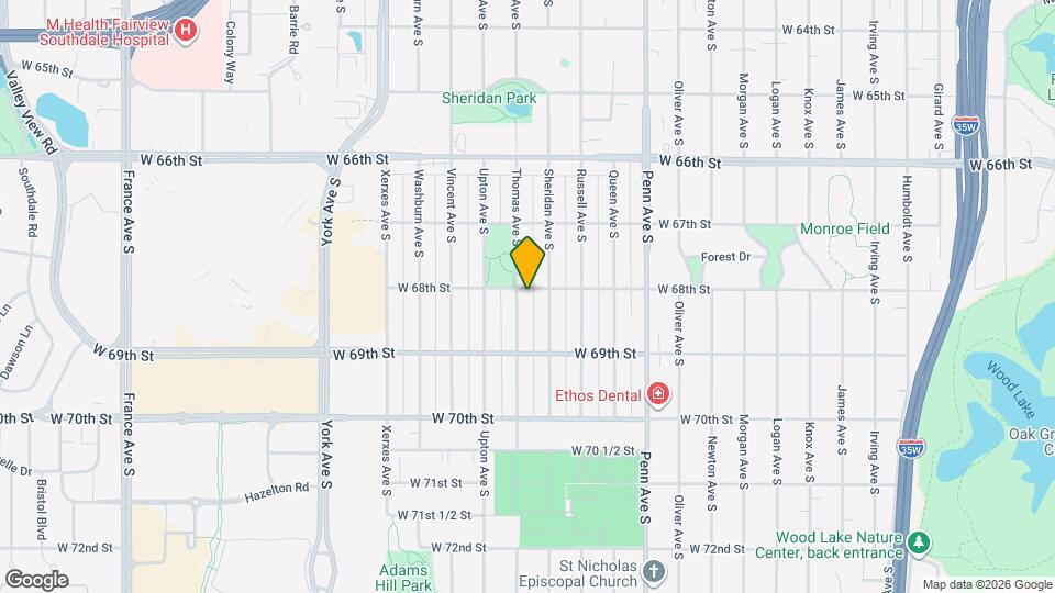 6805 Thomas Ave S Map and Location Details