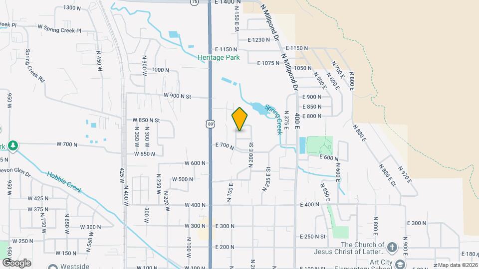 764 N 150 E St Map and Location Details