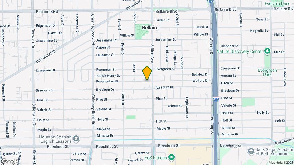 5105 Pocahontas St Map and Location Details