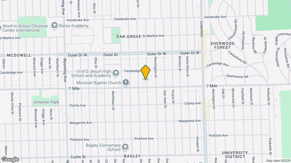 19137 Santa Barbara Dr Mapa y Detalles de la Ubicación