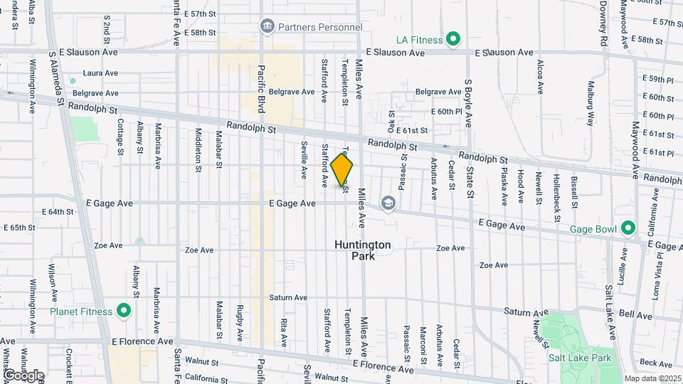 6345-6351 Templeton St Map and Location Details