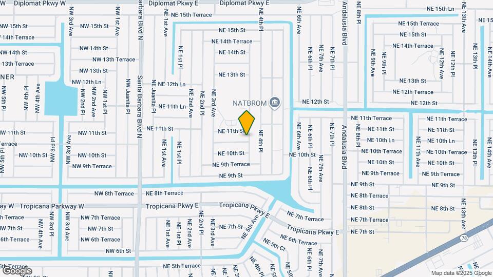 343 NE 10th Terrace Map and Location Details