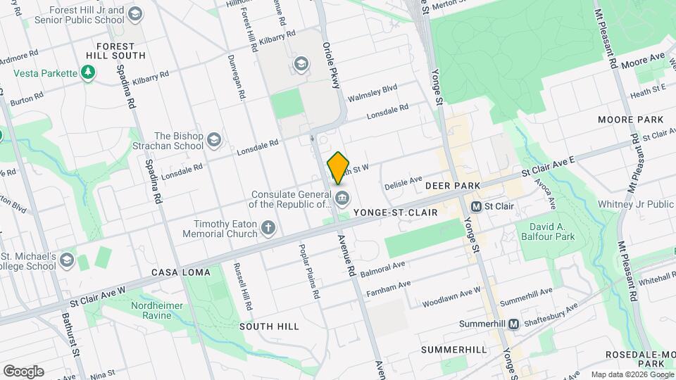 565 Avenue Rd Map and Location Details