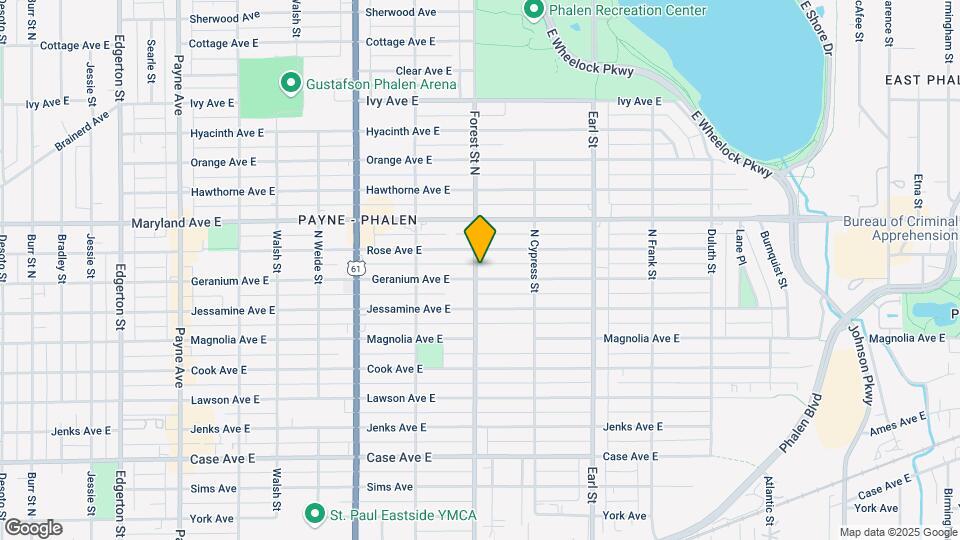 1148 Forest St N Map and Location Details