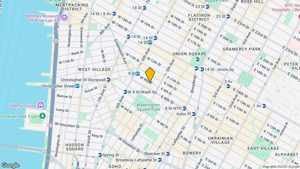 16 W 9th St Map and Location Details