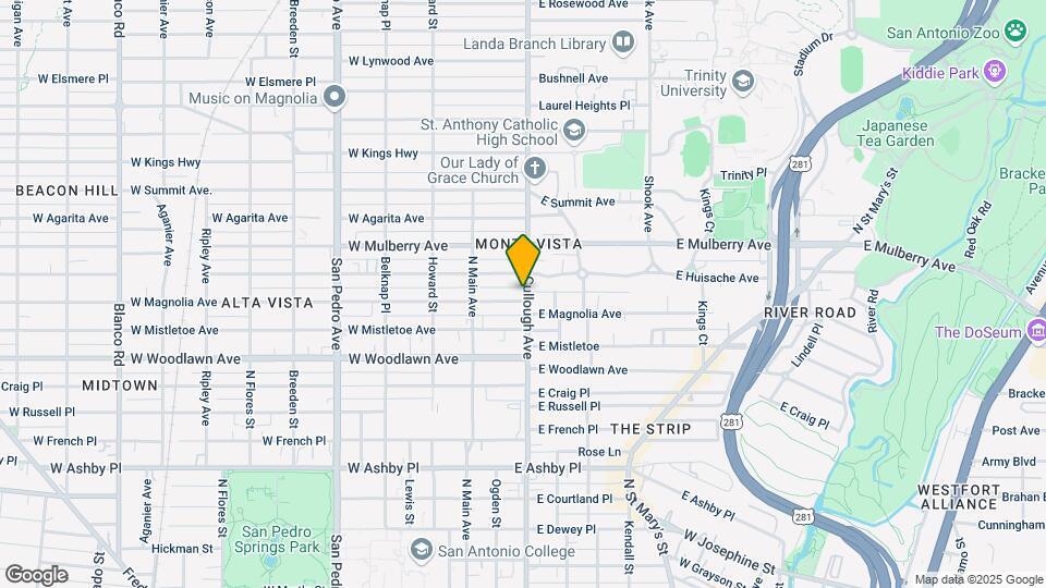 145 E Magnolia Ave Map and Location Details