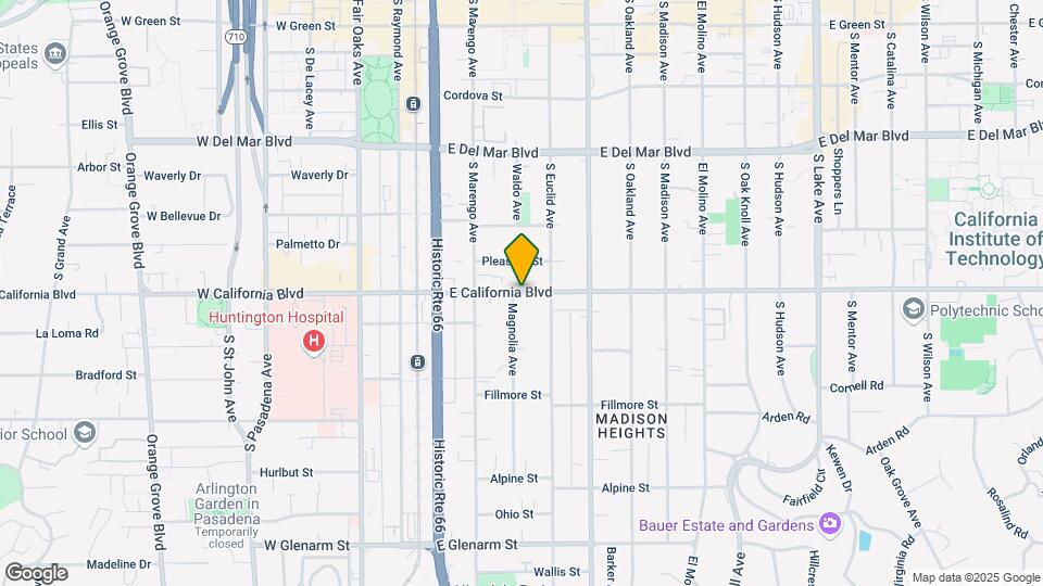308 E California Blvd Map and Location Details