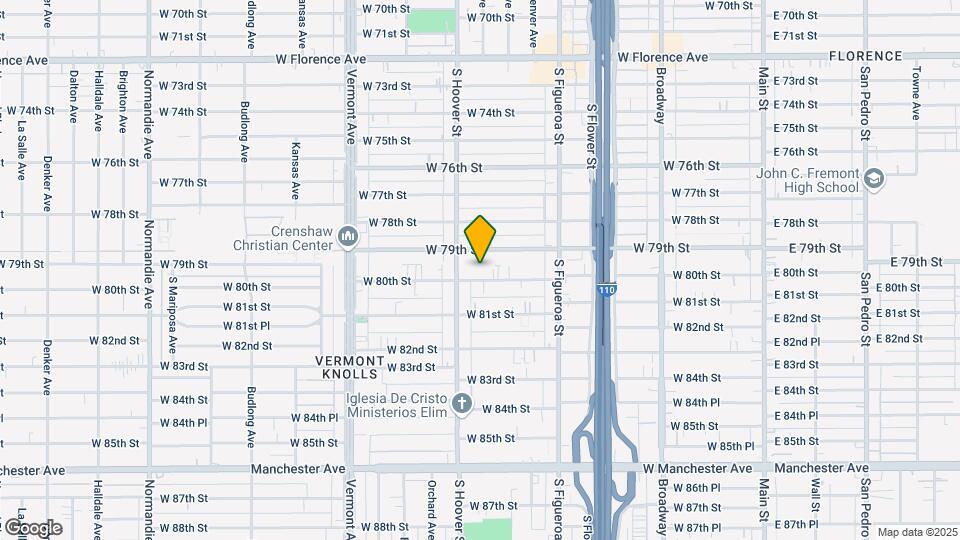 717 W 80th St Map and Location Details