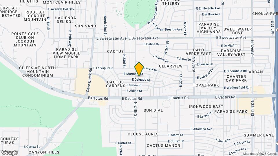 2408 E Delgado St Mapa y Detalles de la Ubicación