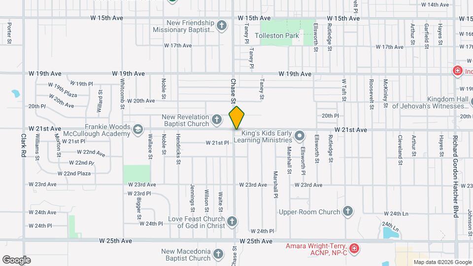 2101 Chase St Map and Location Details