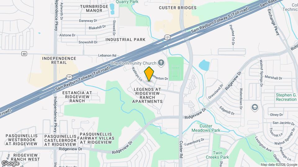 2412 Lynbridge Dr Mapa y Detalles de la Ubicación