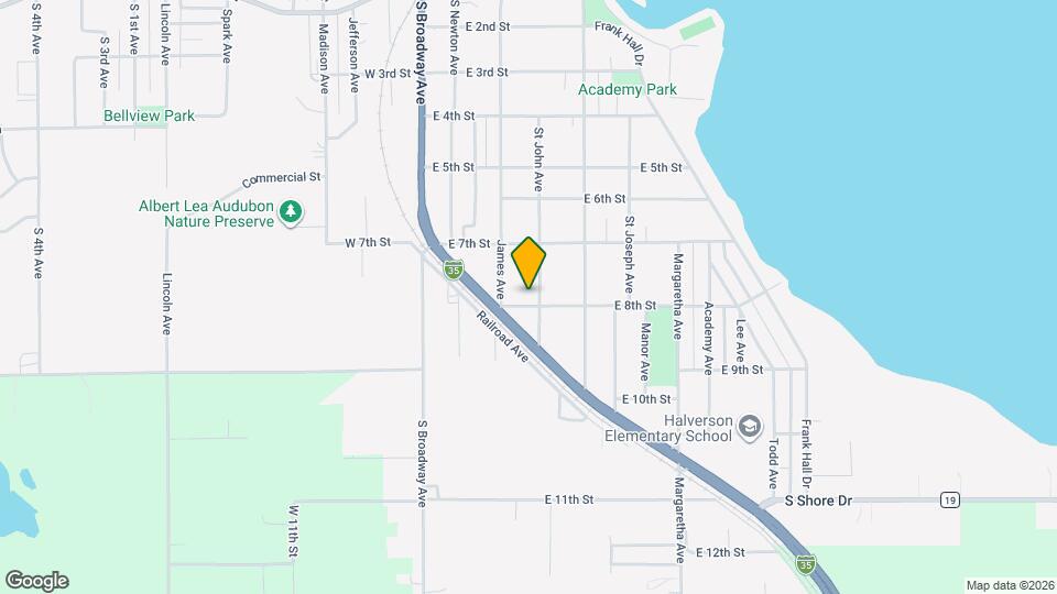 317 E 8th St Map and Location Details