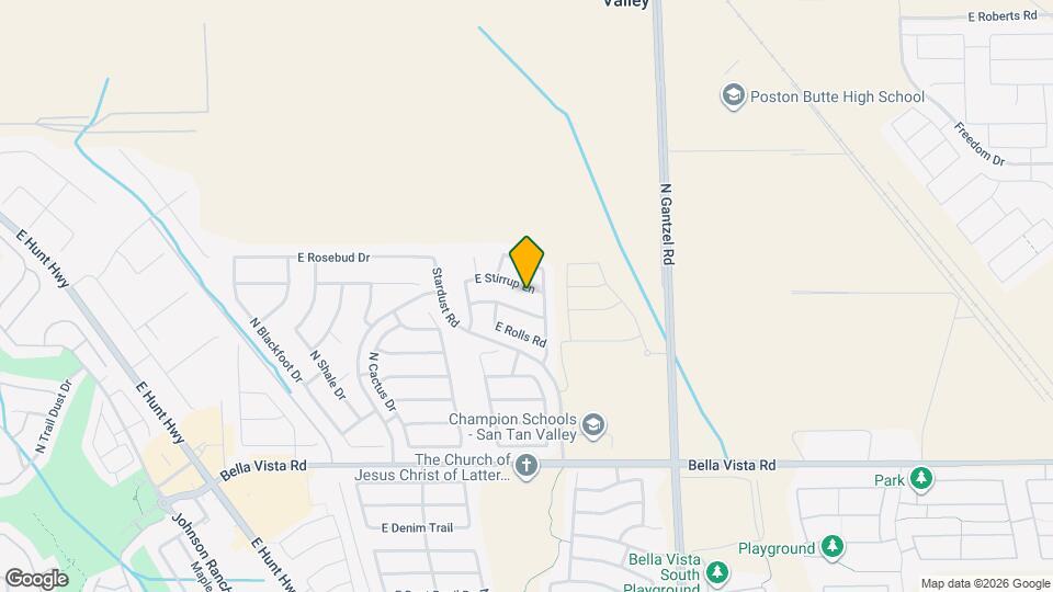 1491 E Stirrup Ln Map and Location Details