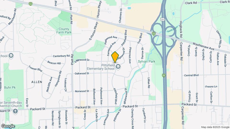2509 Pittsfield Blvd Map and Location Details