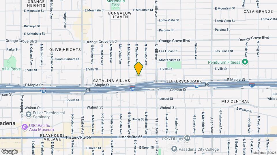 418 N Chester Ave Mapa y Detalles de la Ubicación