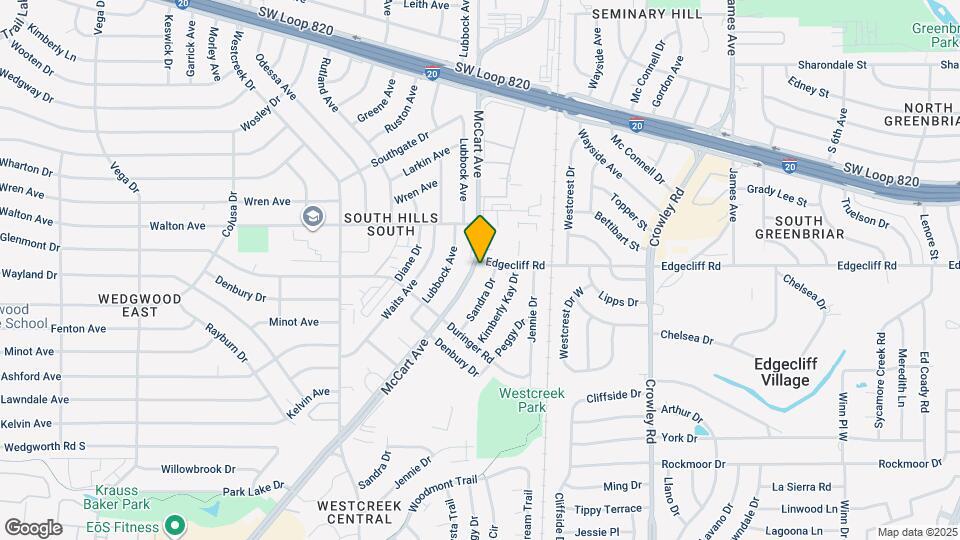 5805 McCart Ave Map and Location Details