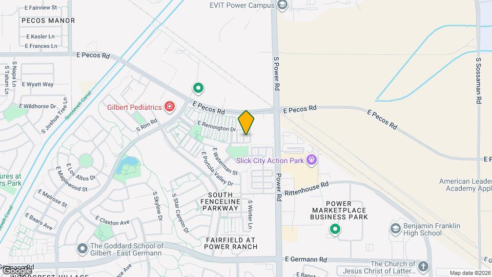 3535 S Posse Trail Map and Location Details