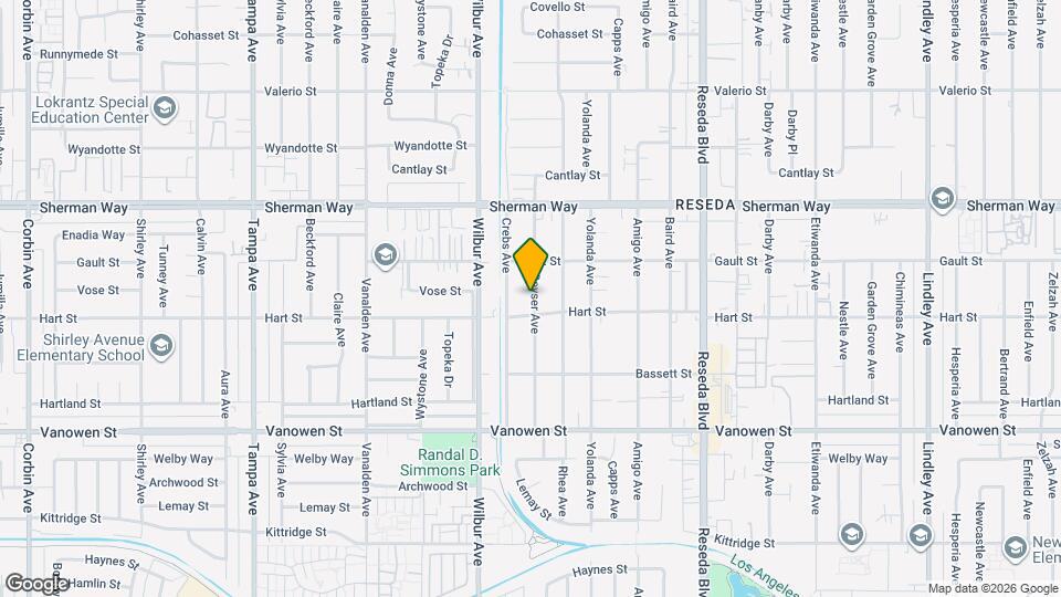 7019 Geyser Ave Map and Location Details