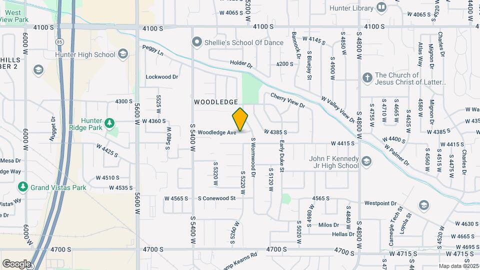 5219 Woodledge Ave Map and Location Details