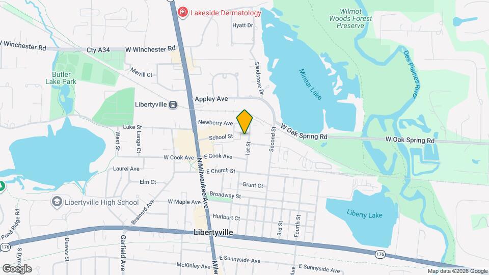 609 1st St Map and Location Details