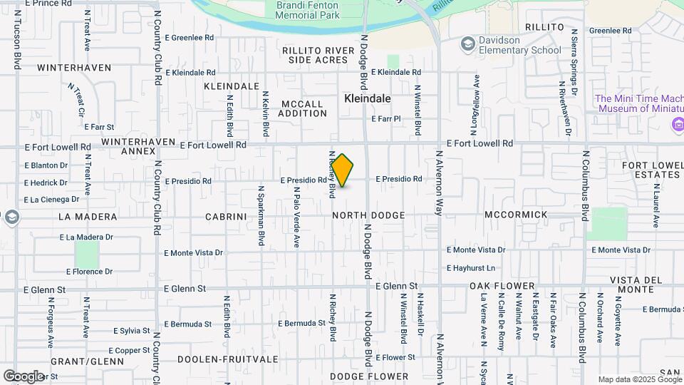 3038 N Richey Blvd Mapa y Detalles de la Ubicación