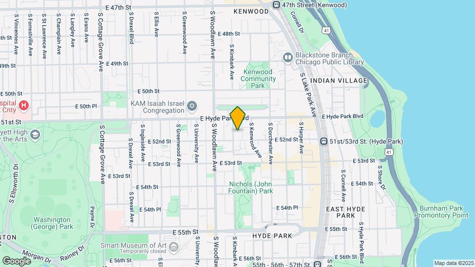 5131 S Kimbark Ave Mapa y Detalles de la Ubicación