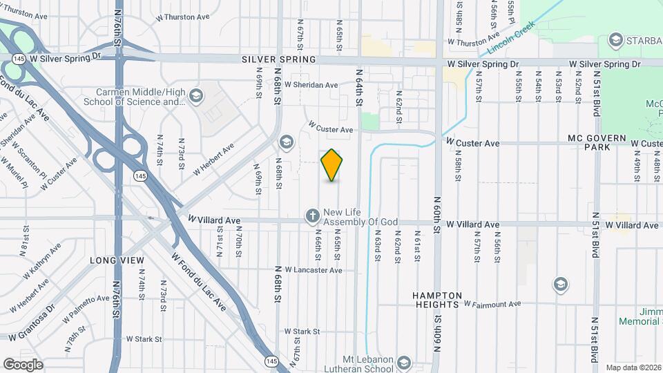 5273 N 65th St Map and Location Details
