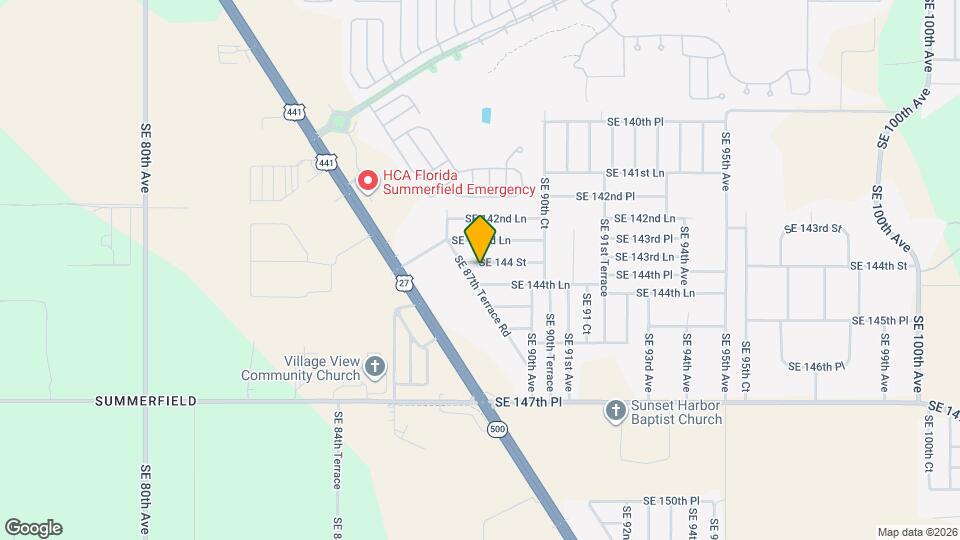 8834 SE 144th St Map and Location Details