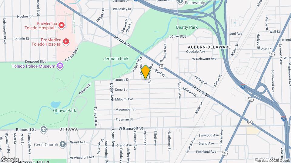 1713 Ottawa Dr Map and Location Details