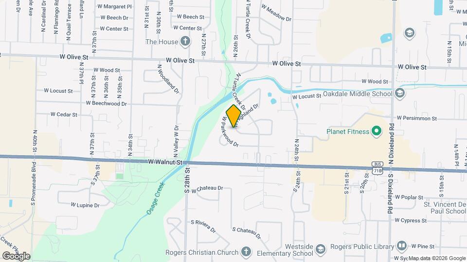 2814 W Highland Dr Mapa y Detalles de la Ubicación