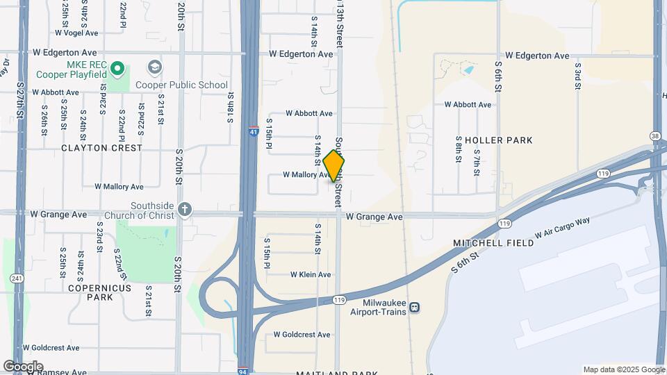 5425 S 13th St Map and Location Details