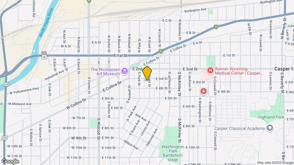 314 S Grant St Map and Location Details