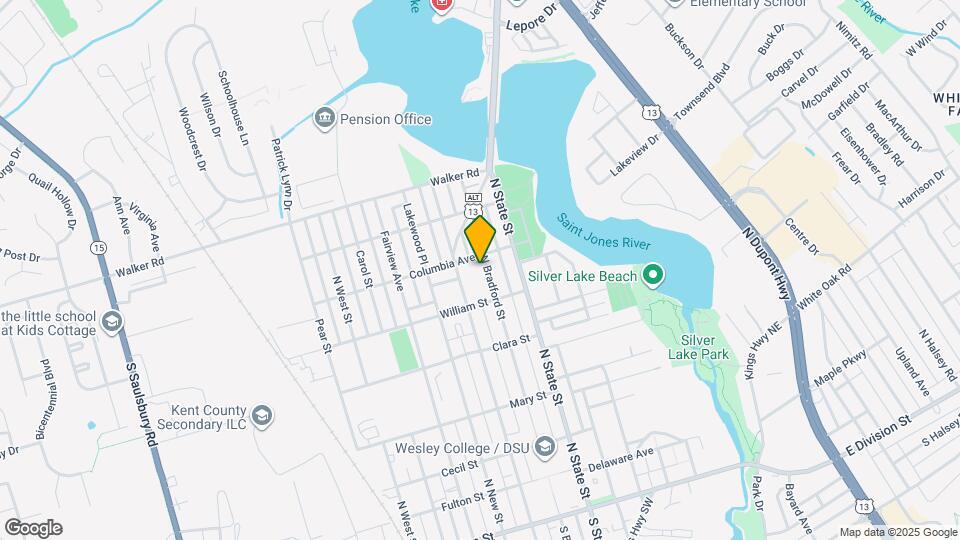 538 N Bradford St Map and Location Details