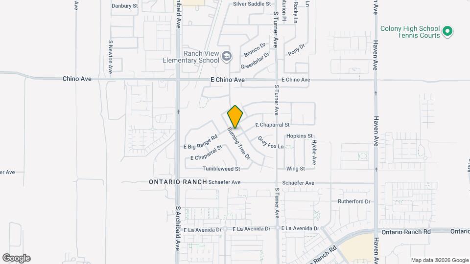 3613 Burning Tree Dr Mapa y Detalles de la Ubicación