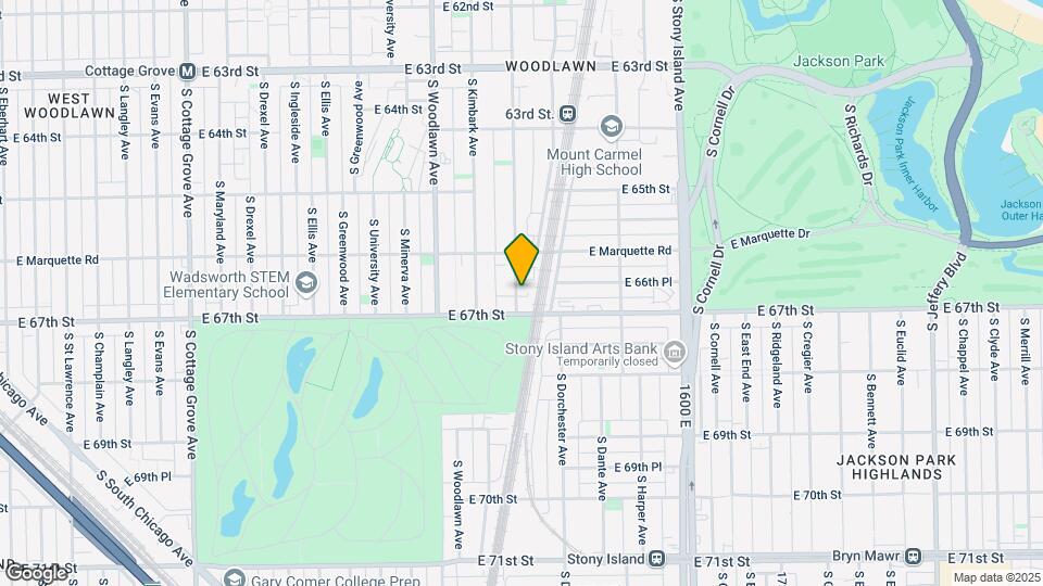 6639 S Kenwood Ave Mapa y Detalles de la Ubicación