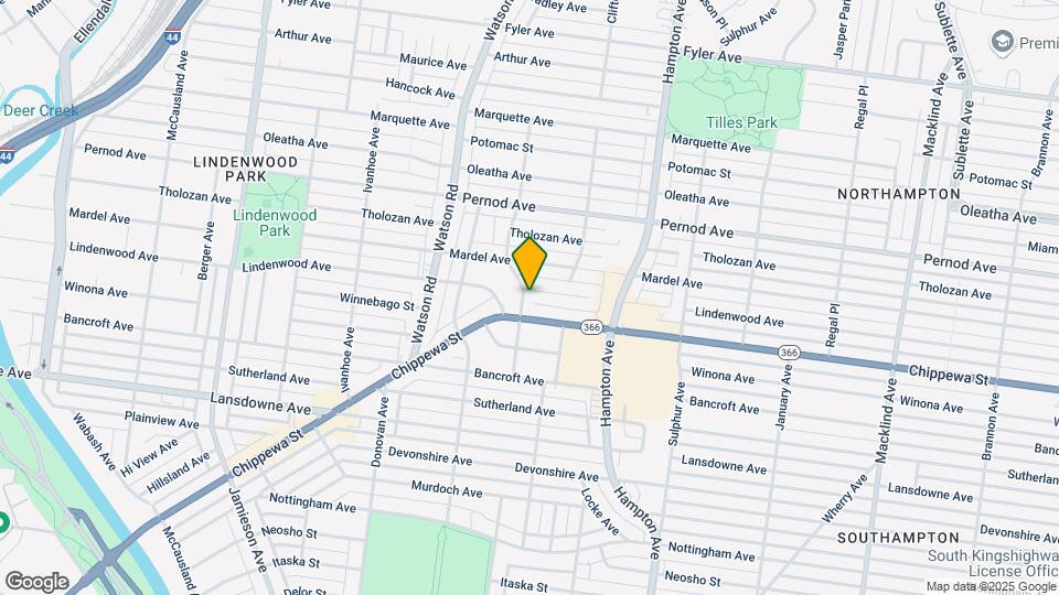 Lindenwood Heights Apartments Map and Location Details