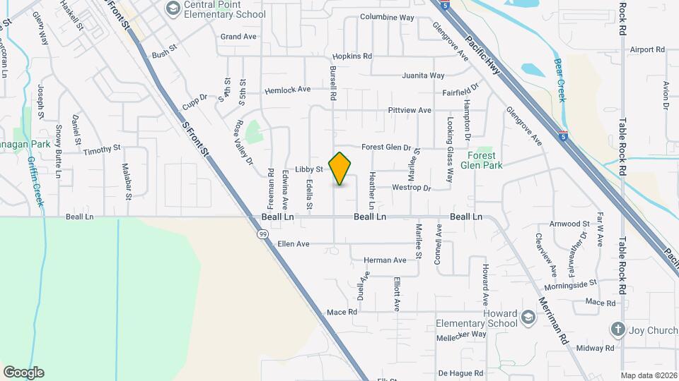 3282 Bursell Rd Mapa y Detalles de la Ubicación