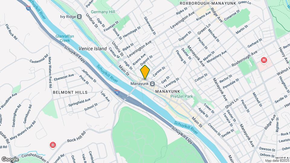 4444 Cresson St Map and Location Details