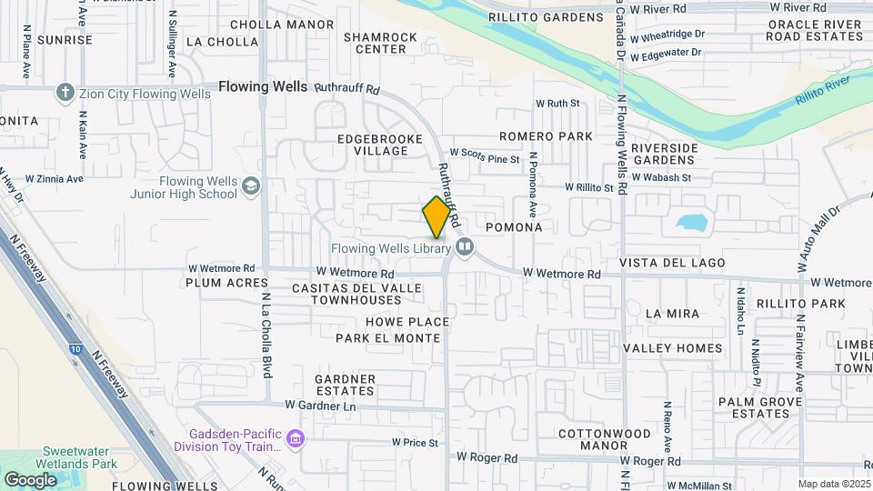 4433 N Old Romero Rd Mapa y Detalles de la Ubicación