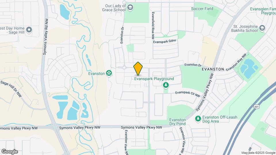 65 Evansridge Ct NW Map and Location Details