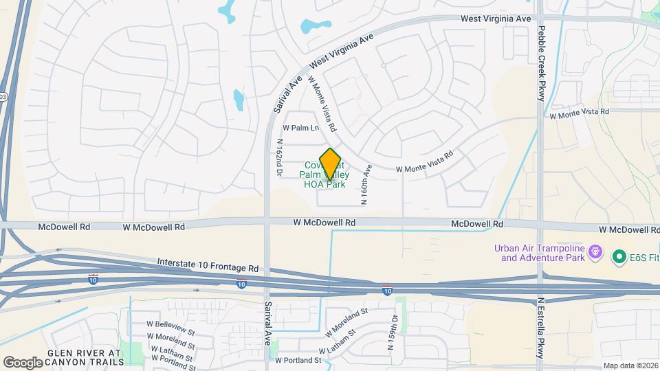 16128 W Desert Flower Dr Map and Location Details