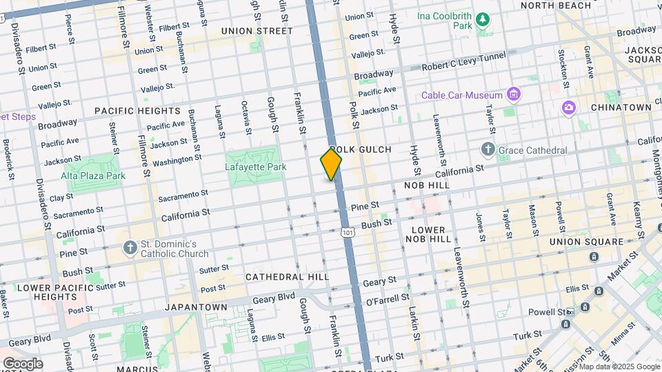 1700 California Street Mapa y Detalles de la Ubicación