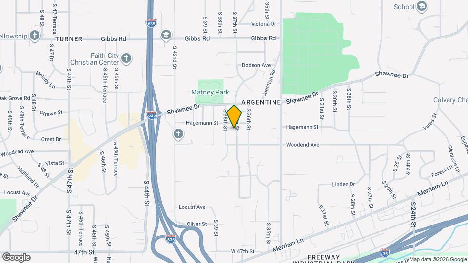 2714 S 37th St Map and Location Details