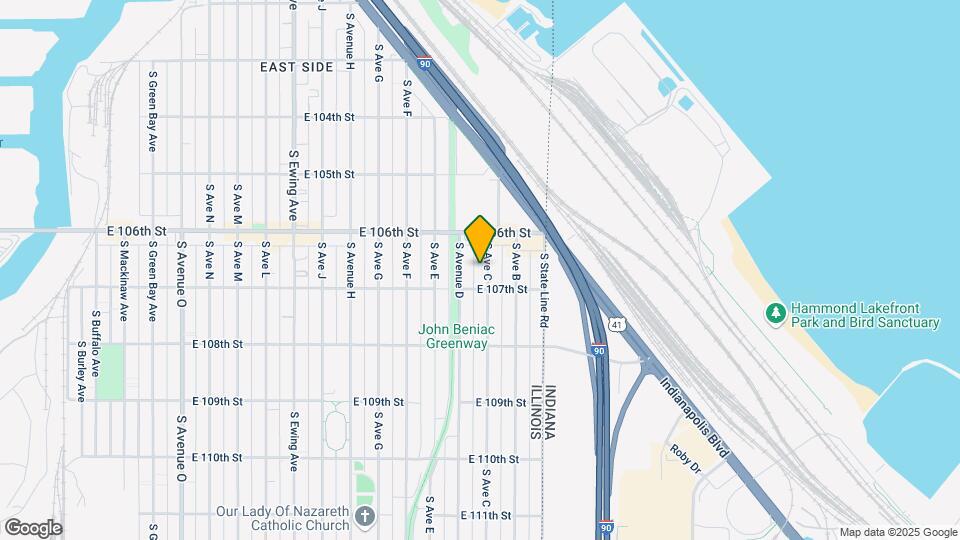10638 S Ave C Mapa y Detalles de la Ubicación