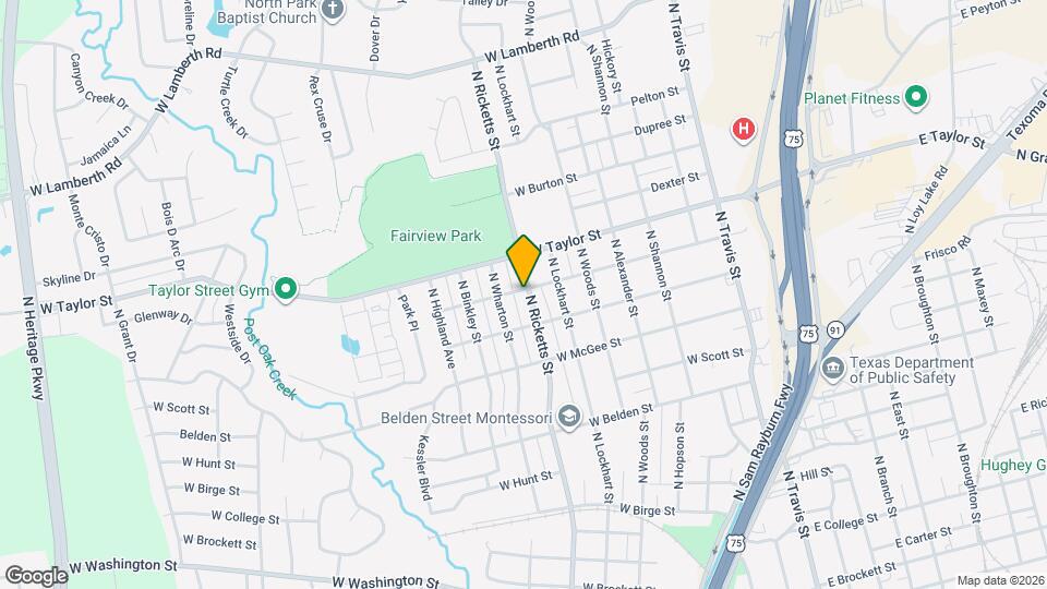 1726 N Ricketts St Mapa y Detalles de la Ubicación