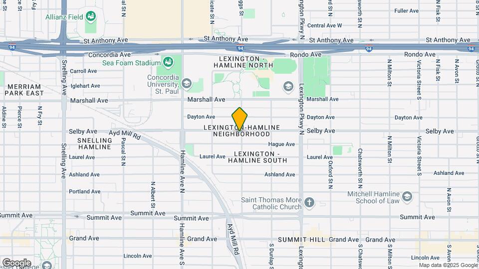 1220 Selby Ave Mapa y Detalles de la Ubicación