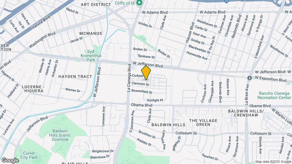 5707 Clemson St, Unit 5707 Map and Location Details